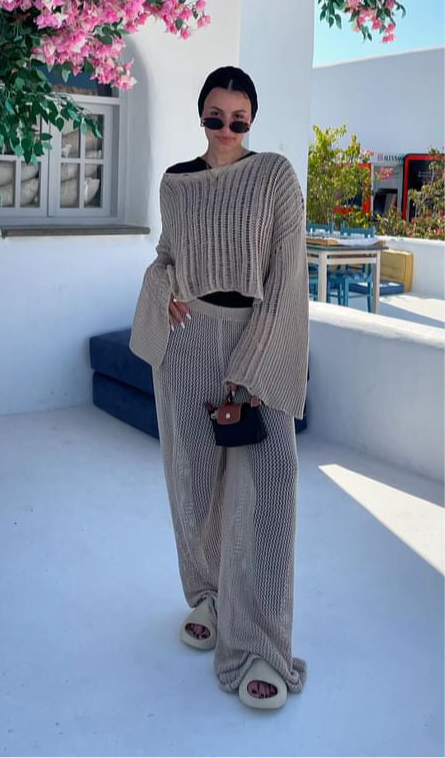 Nude Tricot Pants