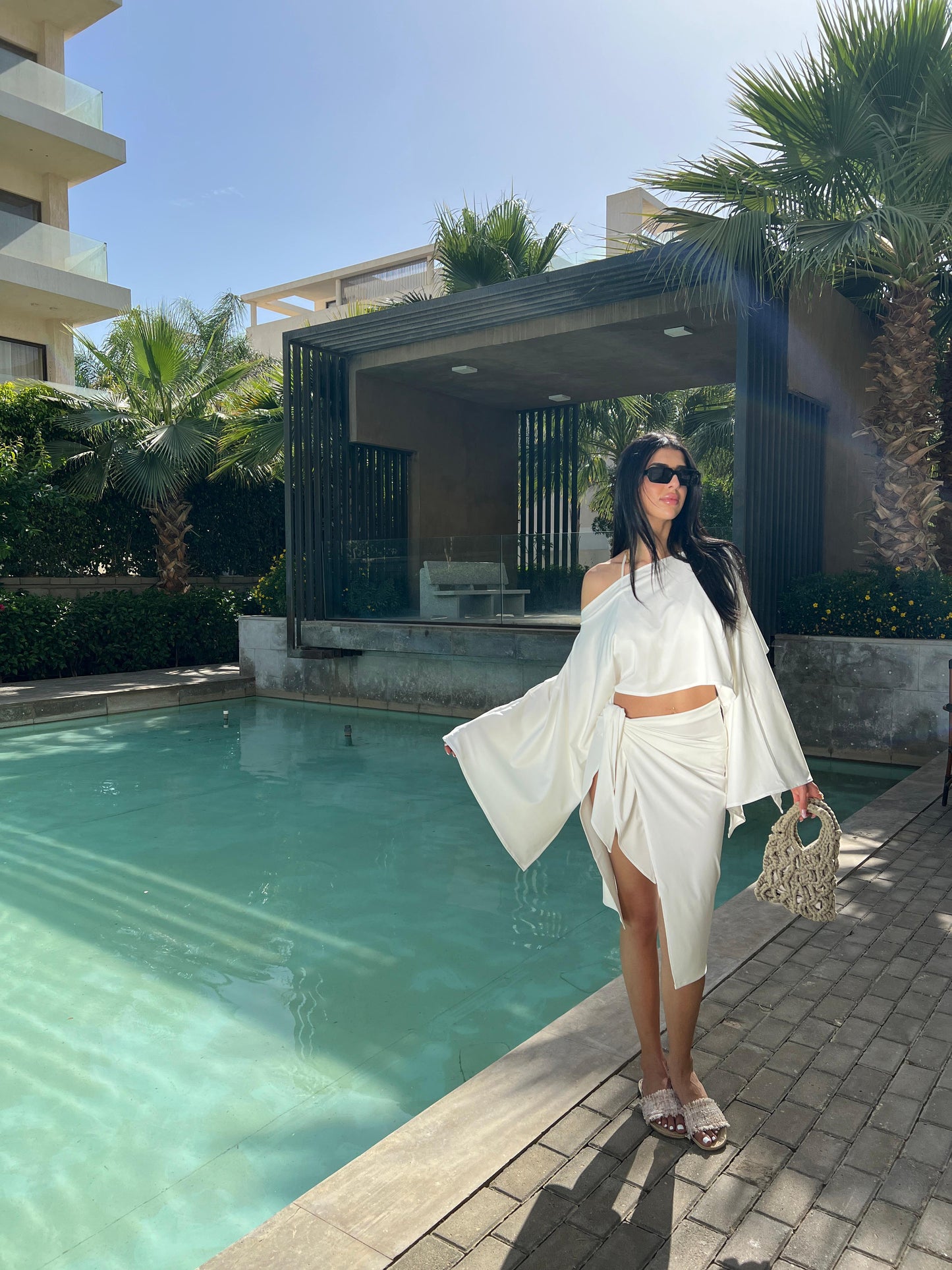 White Sassy Beach Set