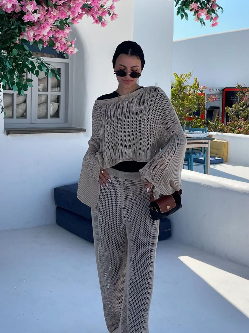 Nude Tricot Pants