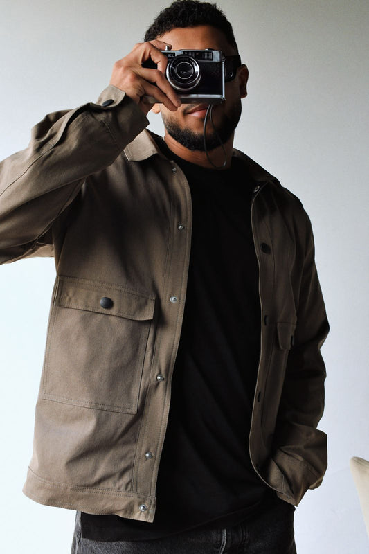 Collared Grey Jacket