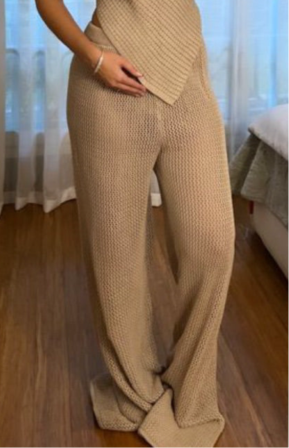 Nude Tricot Pants