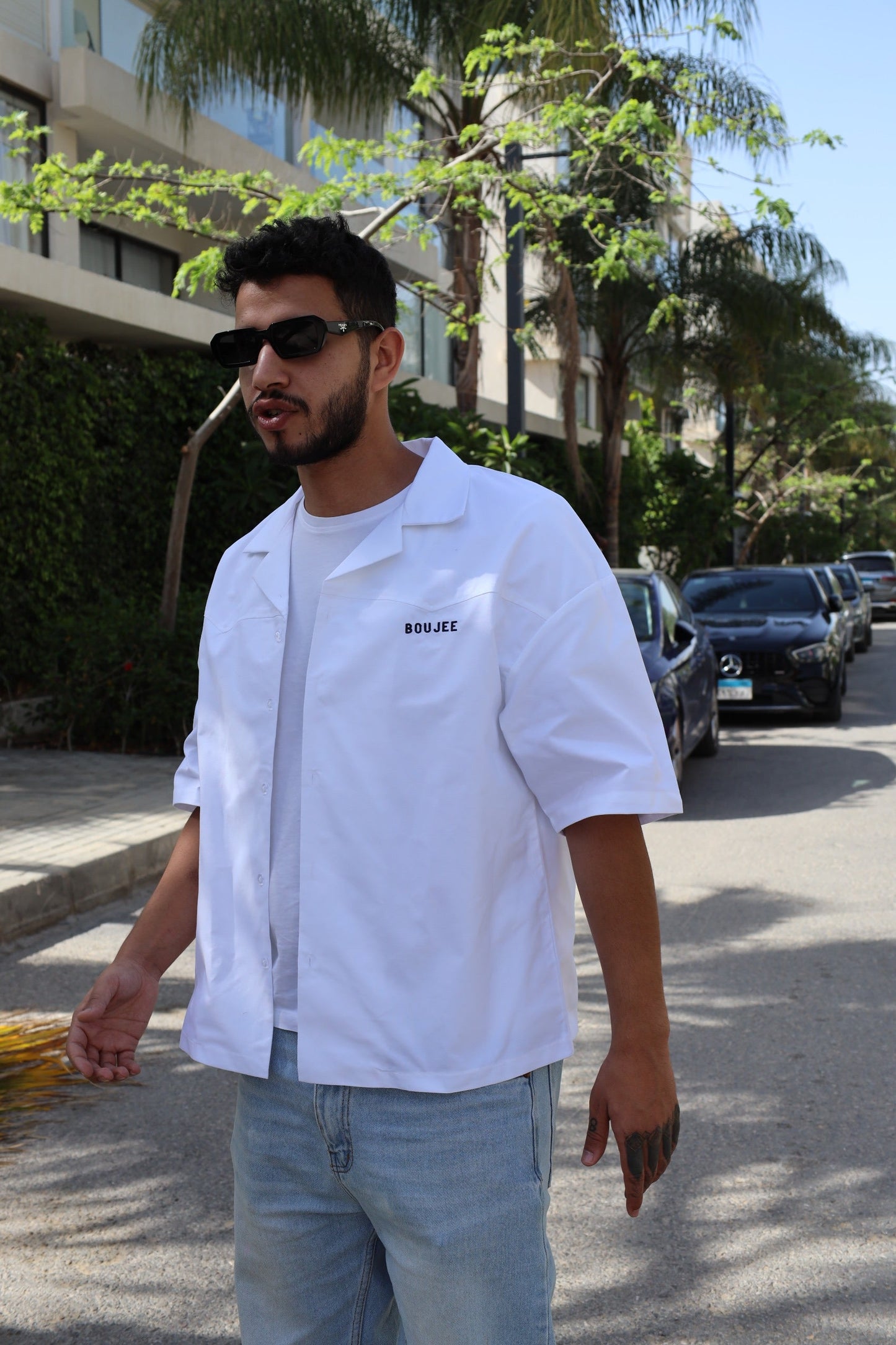 Boujee Tone White Shirt