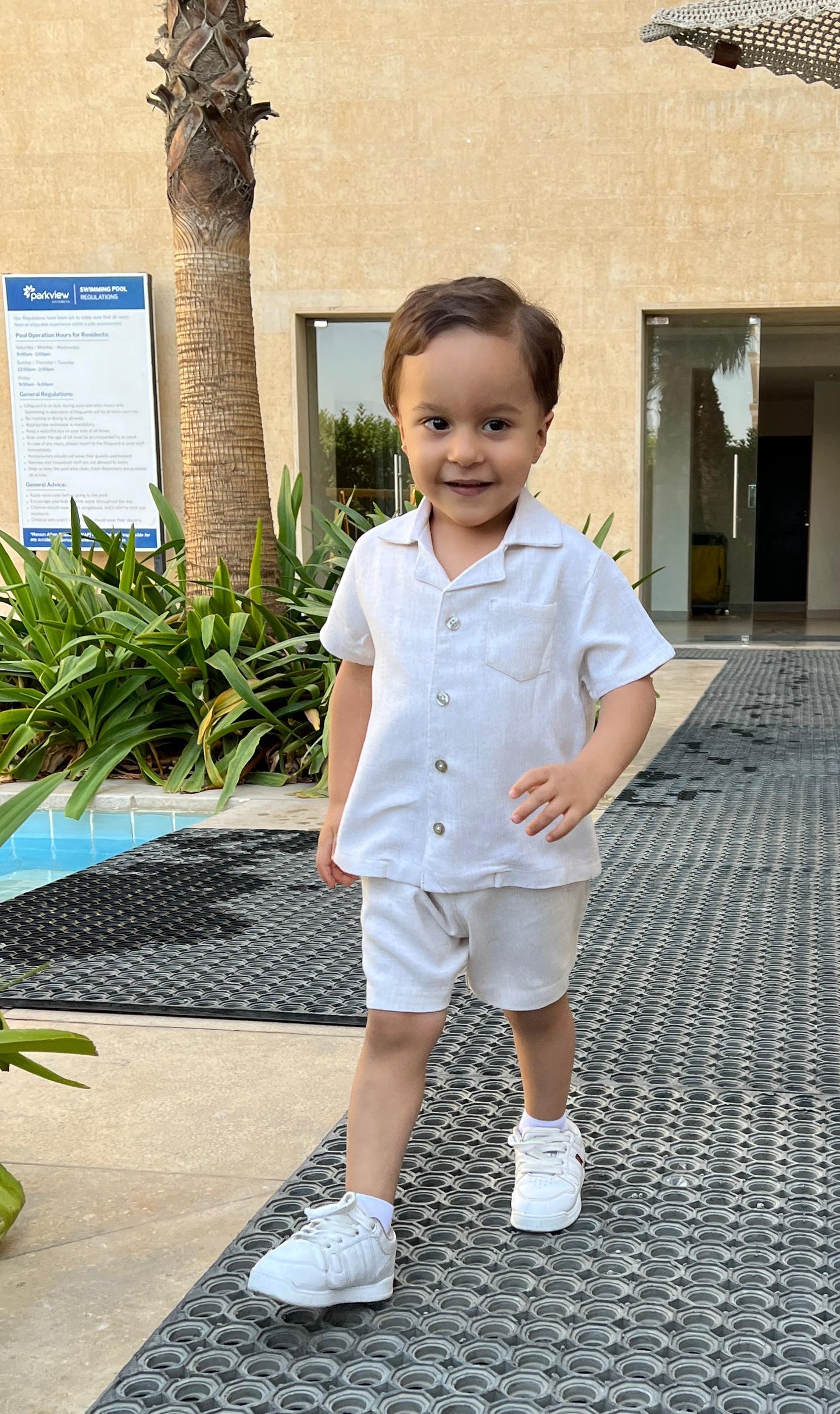Boys Boujee linen Set