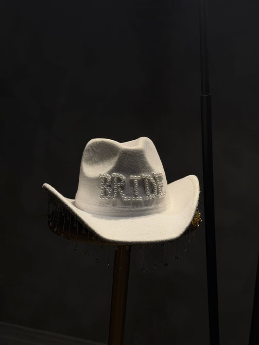 Suede Bridal Hat