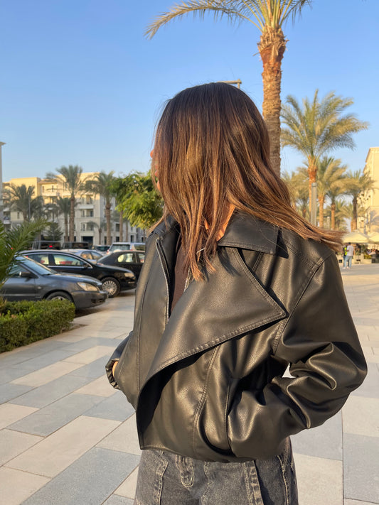 Leather vintage jacket