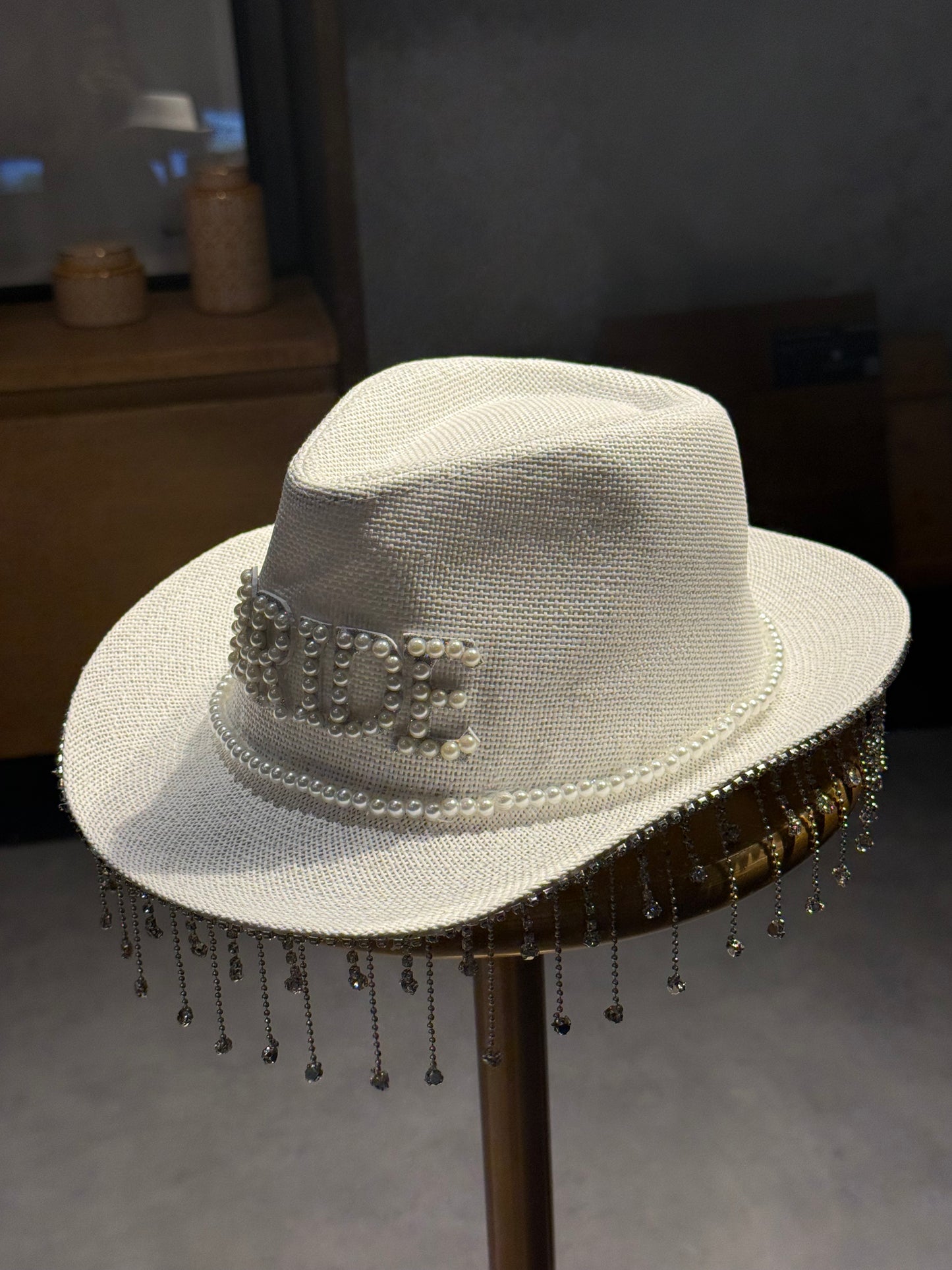 Pearly Bridal Hat