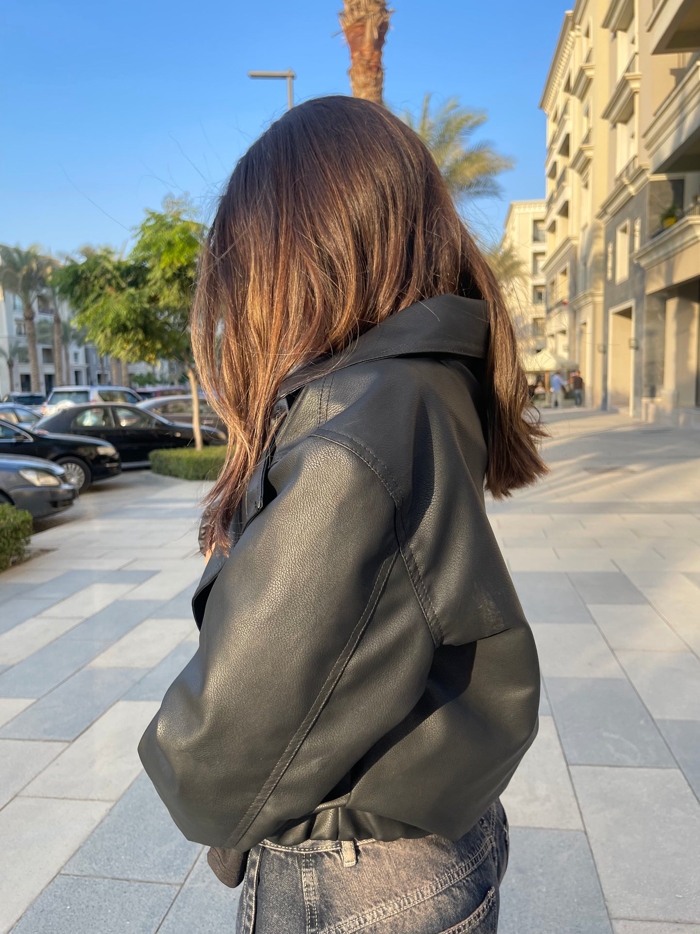 Leather vintage jacket