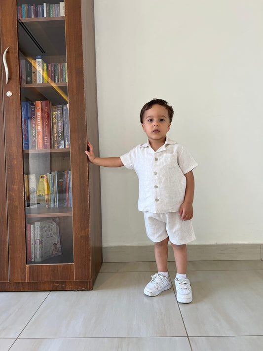 Boys Boujee linen Set