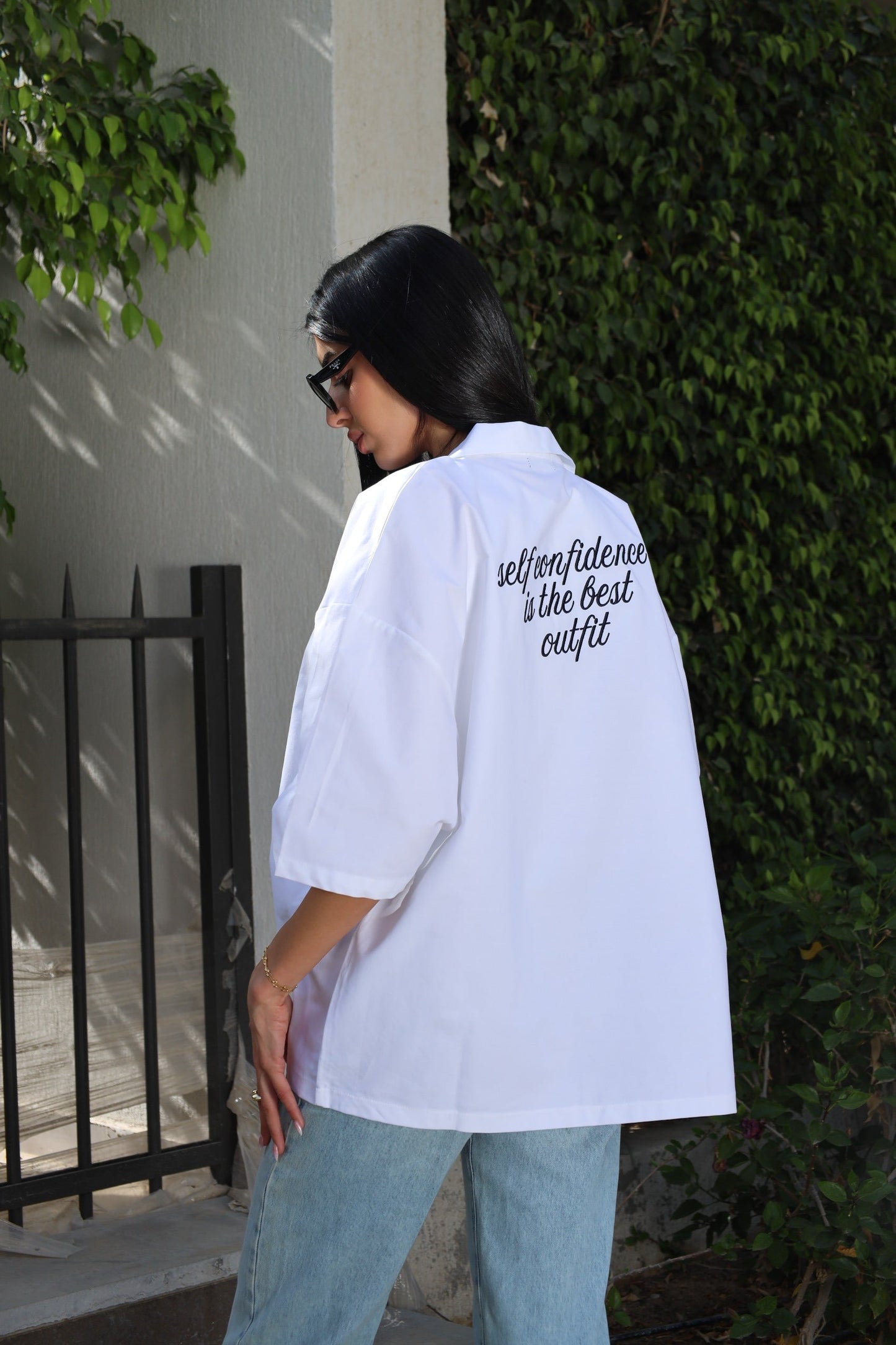 Boujee Tone White Shirt